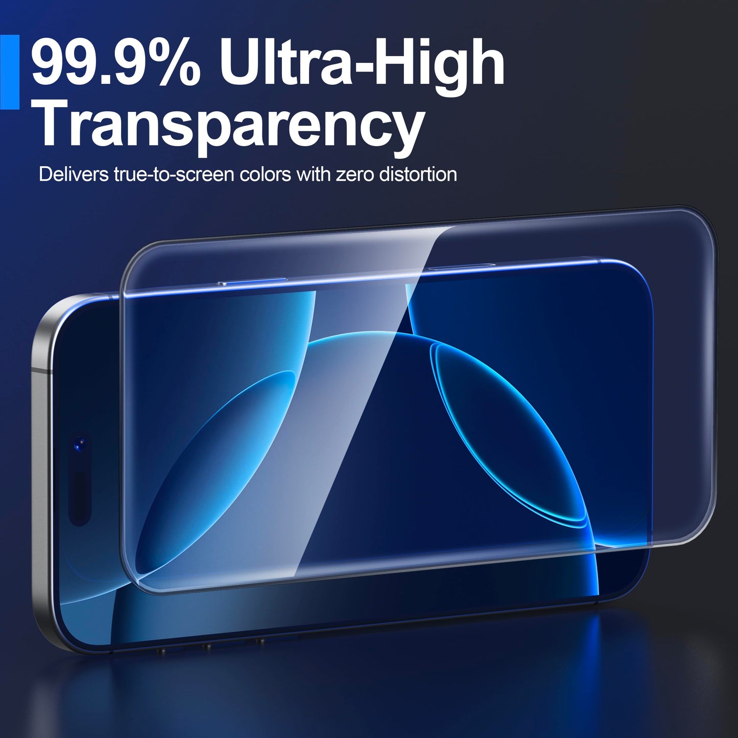 Ailun 3 Pack Screen Protector for iPhone 16 Pro Max [6.9 inch] + 3 Pack Camera Lens Protector with Installation Frame,Sensor Protection,Dynamic Island Compatible,Case Friendly Tempered Glass Film