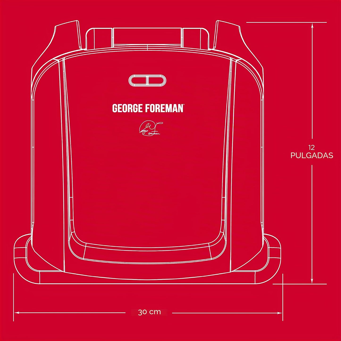 George Foreman GRP1060B 4 Serving Removable Plate Grill, Black by