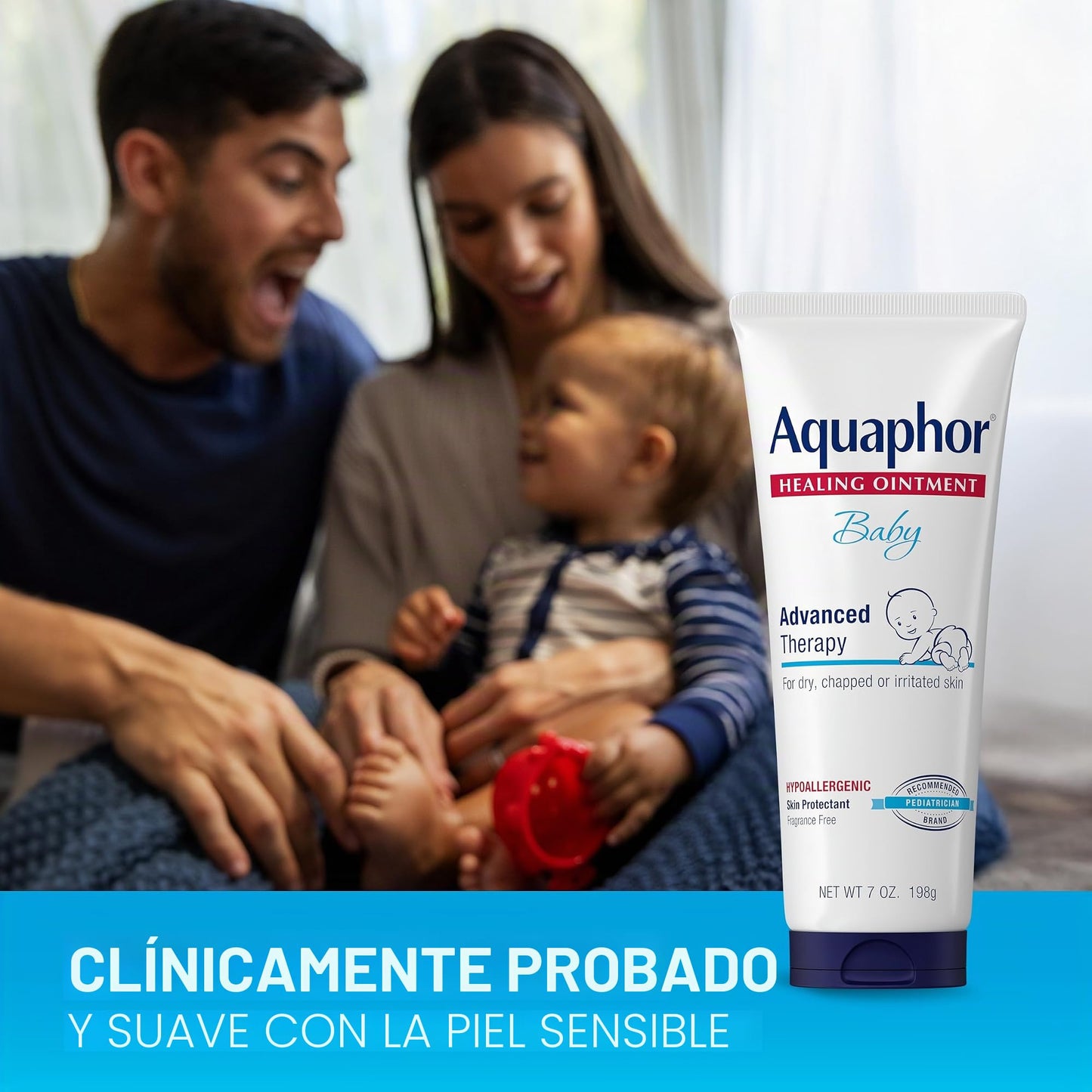 Aquaphor Baby Advanced Therapy Healing Ointment Skin protectant 7 Ounce Tube by Aquaphor