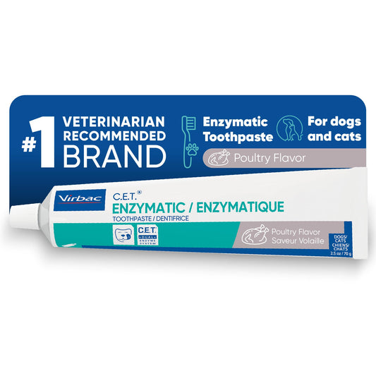 Virbac C.E.T. Pasta de Dientes Enzimática para Perros y Gatos