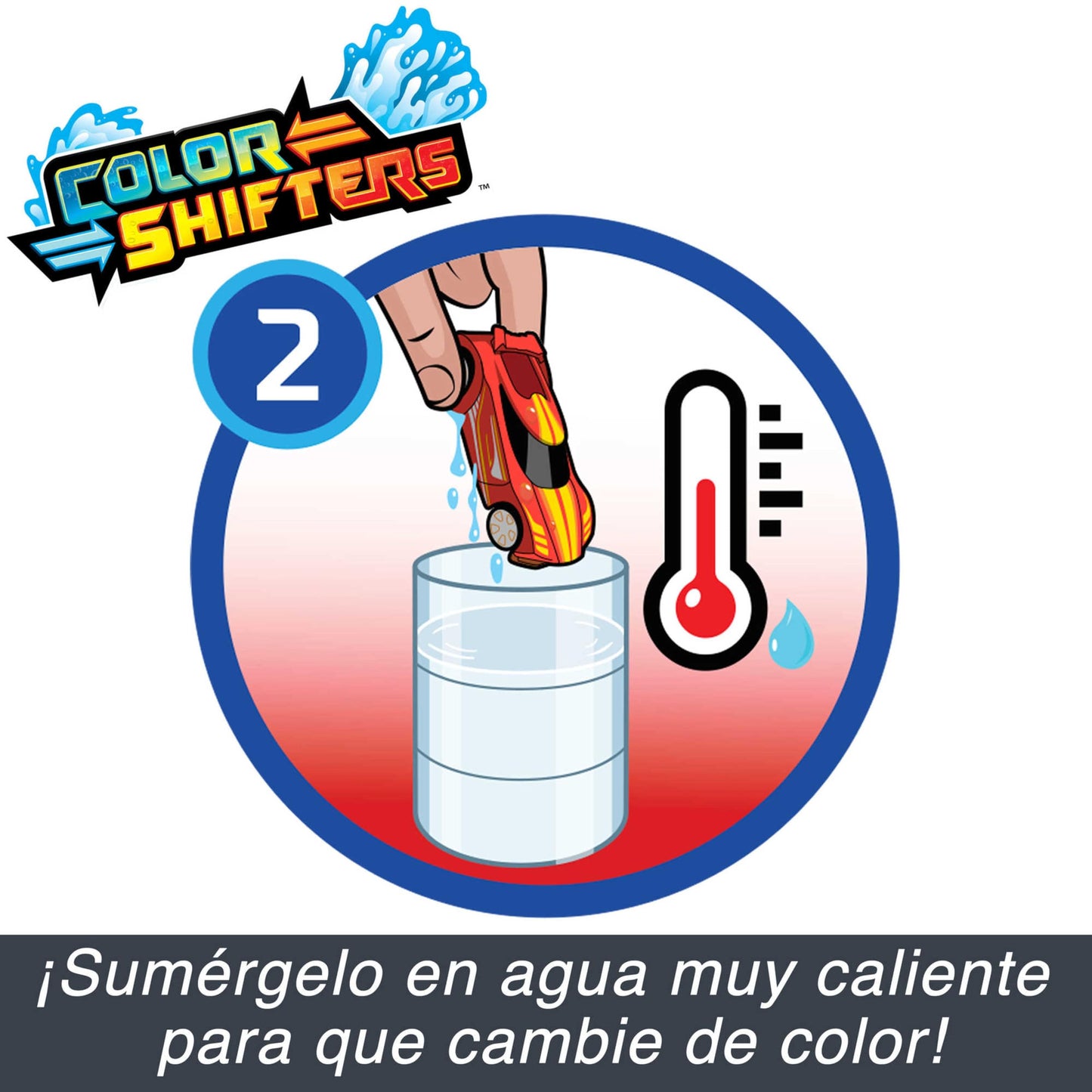 Hot Wheels Color Reveal (Modelos Surtidos, selección aleatoria), Coche de Juguete Que Cambia de Color con el Agua, GYP13