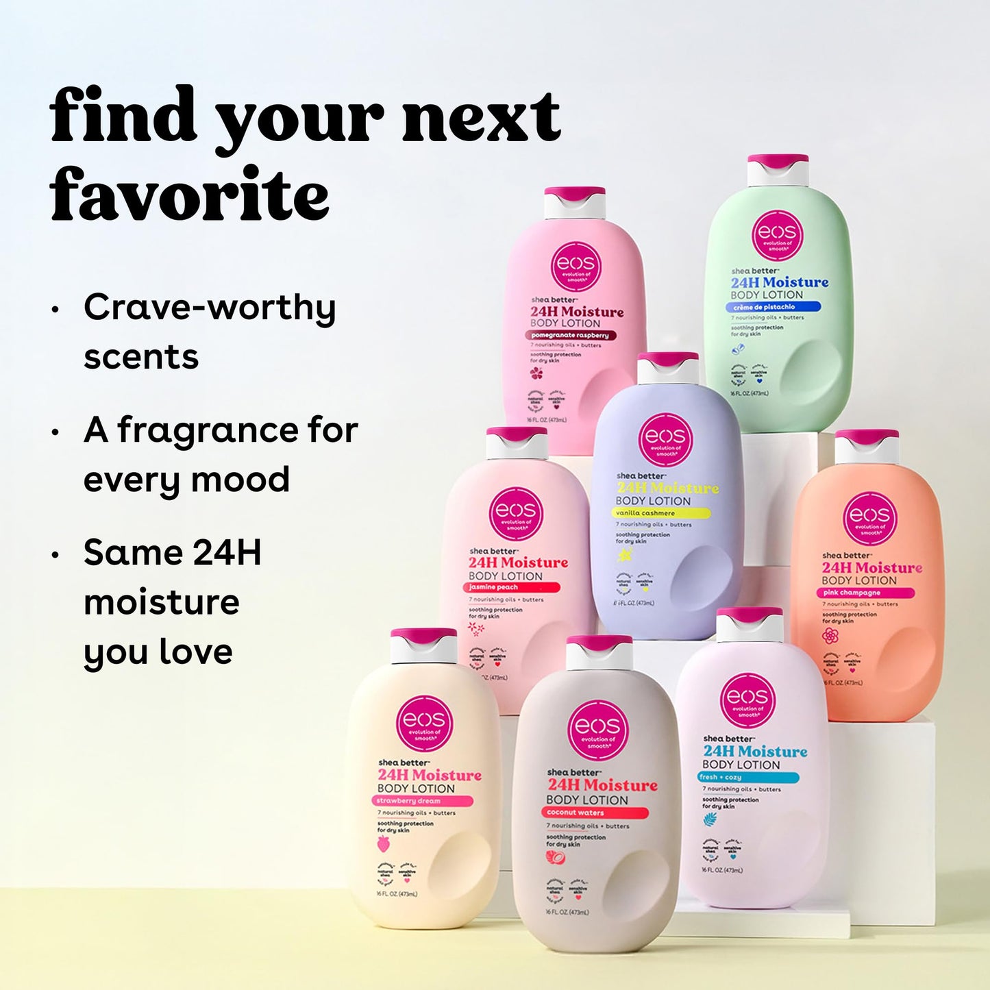 EOS Shea Better 24H Moisture Body Lotion Vanilla Cashmere