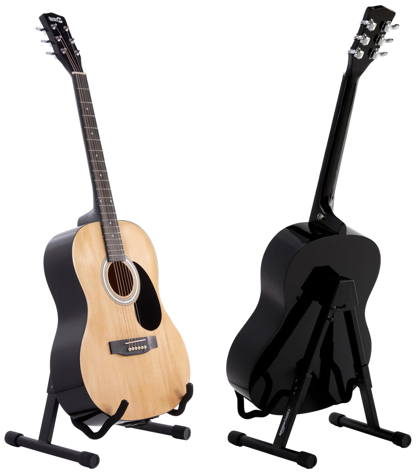 Amazon Basics - Soporte plegable en forma de A para guitarras acústicas y eléctricas