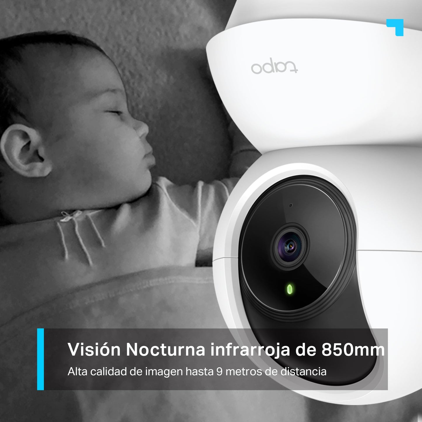 Tapo C210(2-Pack) - Cámara IP WiFi 360° Cámara de Vigilancia 2K (3MP),Visión Nocturna Admite Tarjeta SD hasta 512 GB, Detección de Movimiento, Control Remoto, Compatible con Alexa