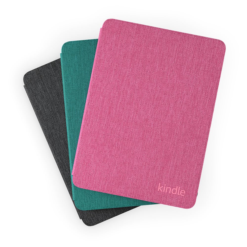 Funda Amazon Kindle Paperwhite y Amazon Kindle Colorsoft | Funda protectora ligera, plegable y resistente al agua | Tela