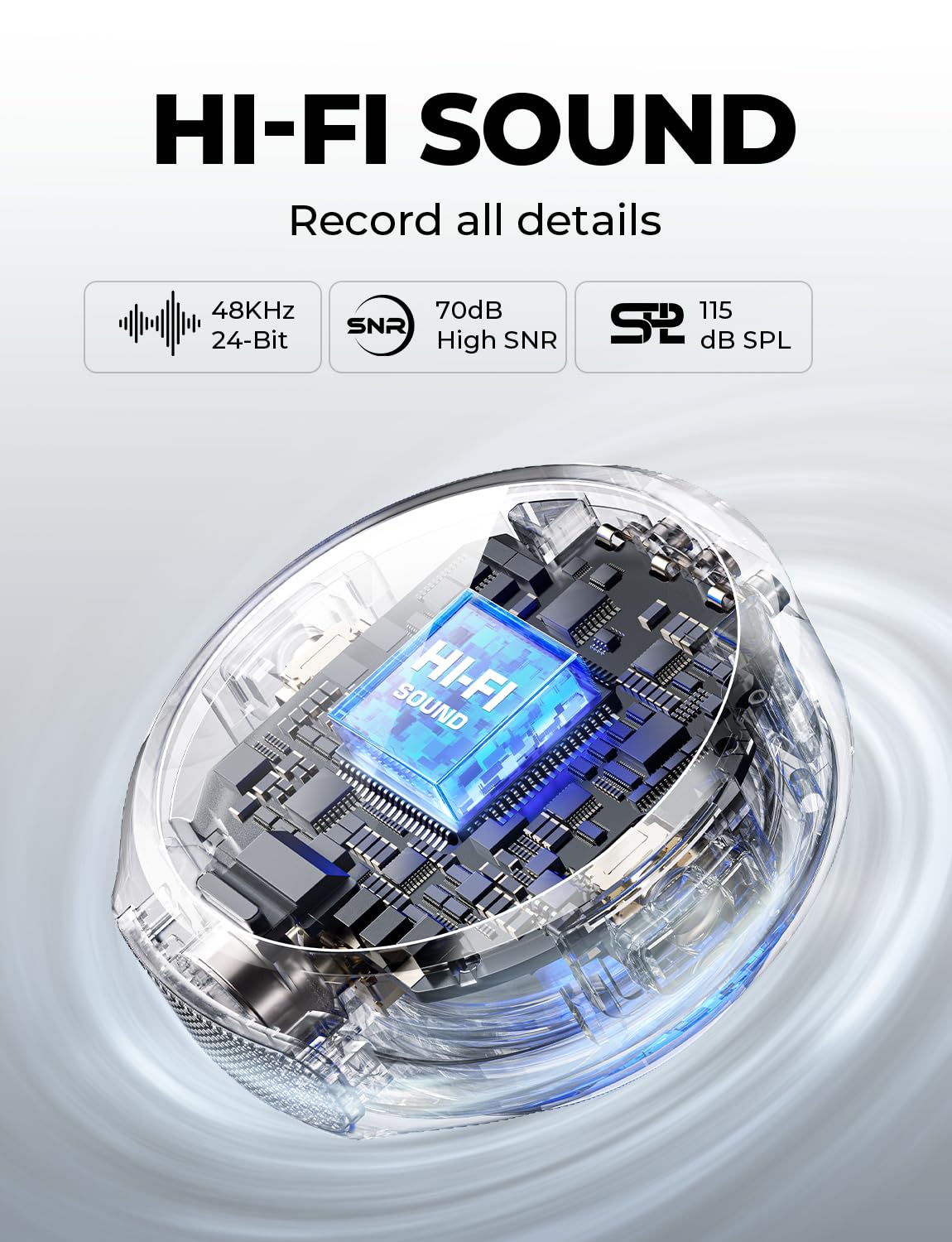 Hollyland Lark M2 Combo Micrófono Inalámbrico (2TX+3RX) para Cámara, iPhone, Android, PC, 300m, 48kHz/24 bit, Hi-Fi Audio, ENC Anti-rumore, 40 Horas, Microfono de Solapa per Livestream, Vlog - Negro