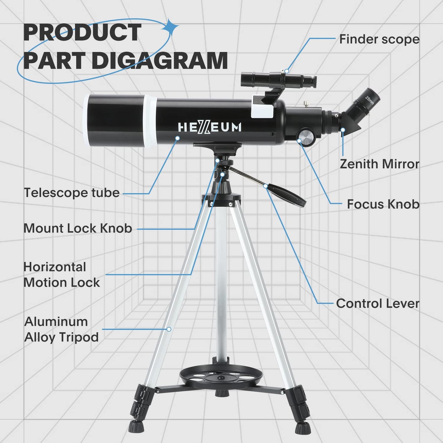 HEXEUM Refracting Telescopes