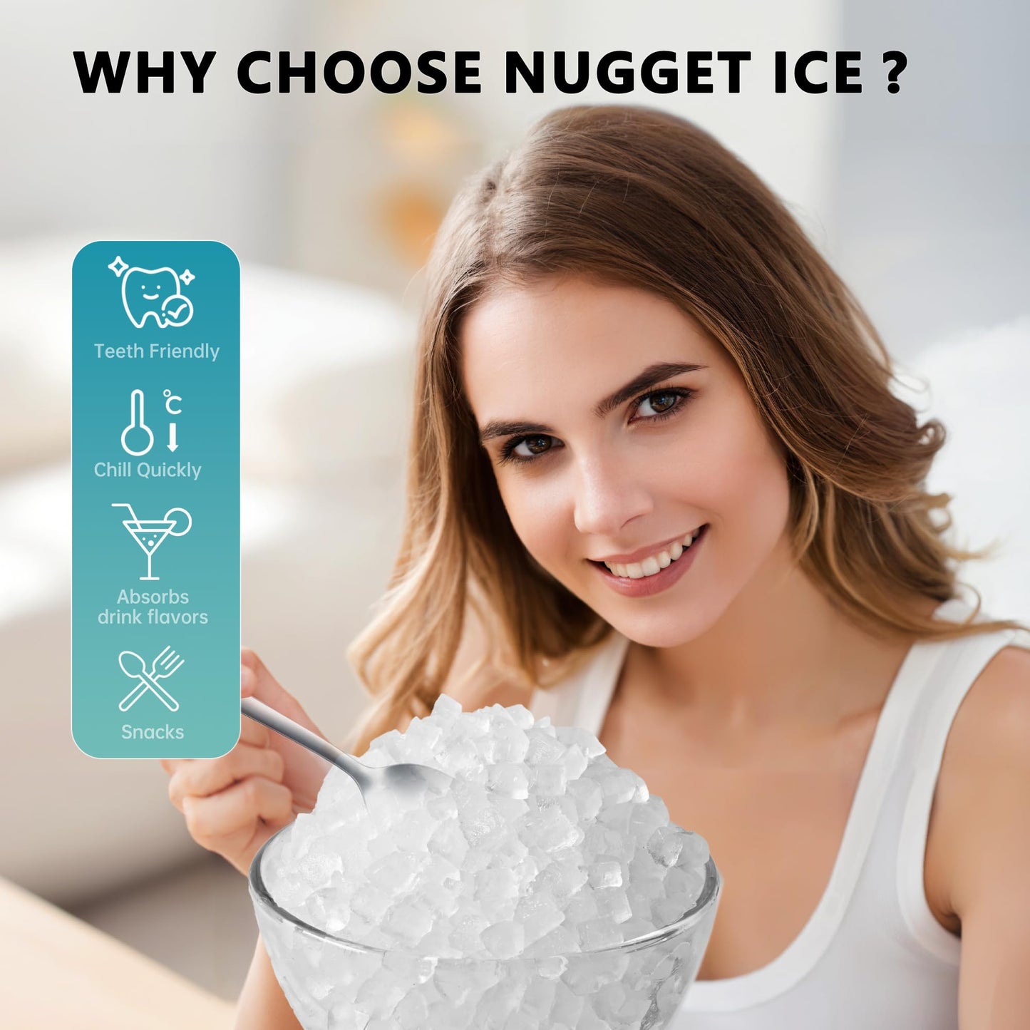 Máquina de hielo de pepita