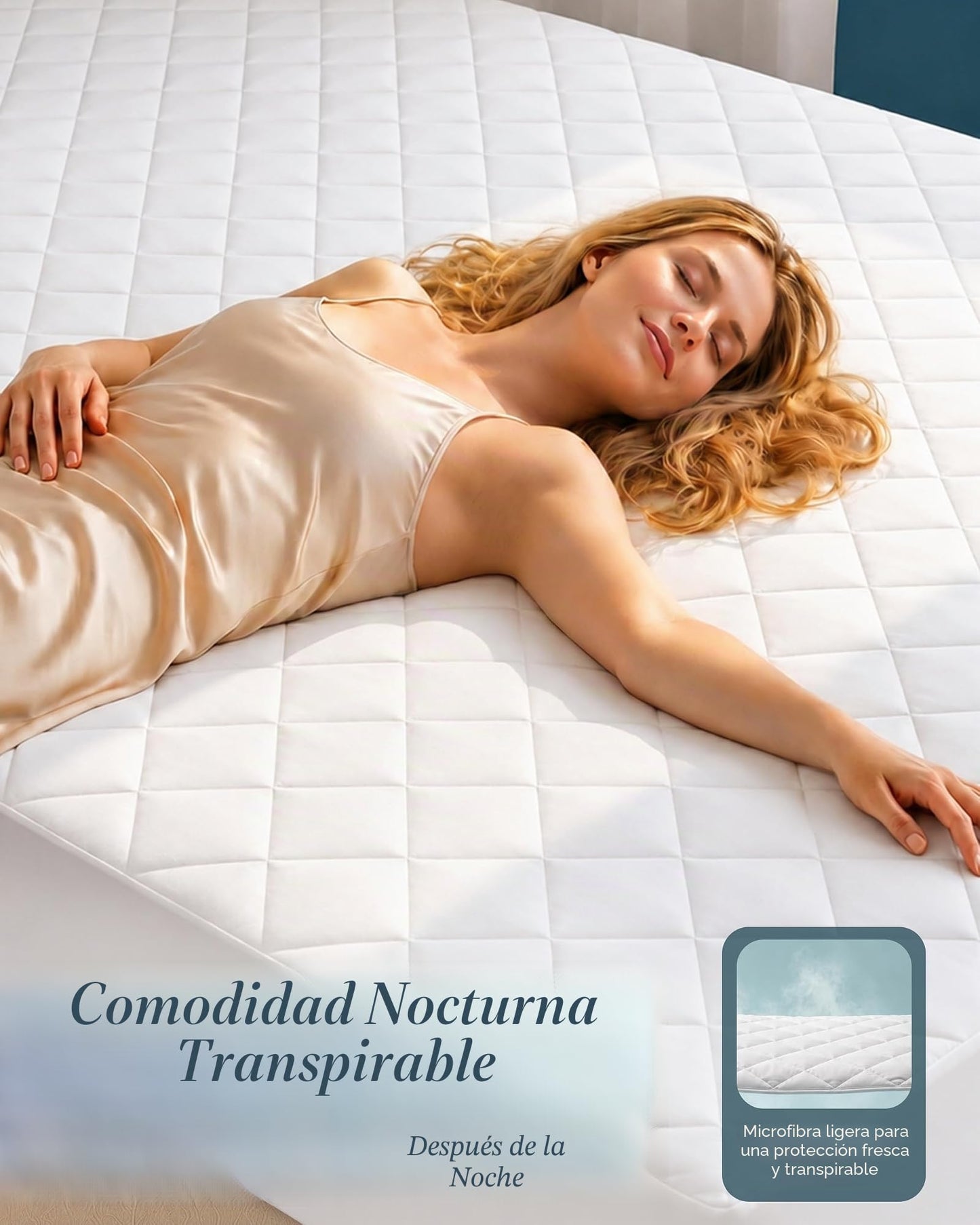 Sobrecolchón con relleno serpa de Utopia Bedding