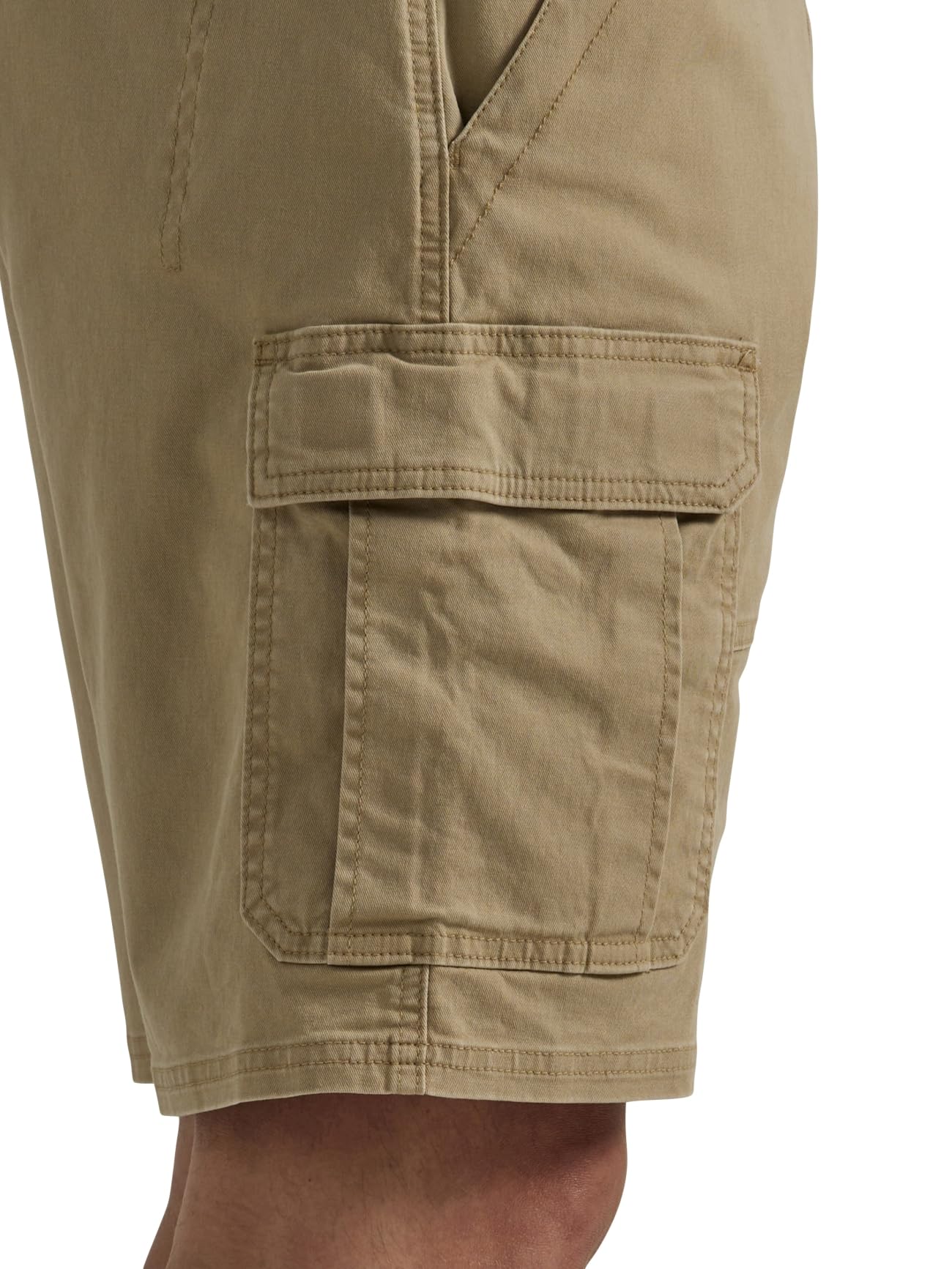 Wrangler Authentics Classic Cargo Stretch Short Pantalones Cortos, Sarga de Grano, 36 para Hombre