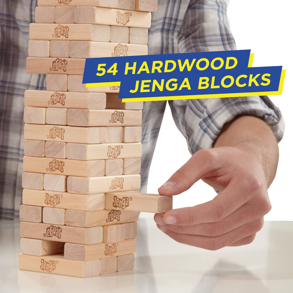 Hasbro Gaming - Jenga, Juego de Habilidad (versión en inglés)
