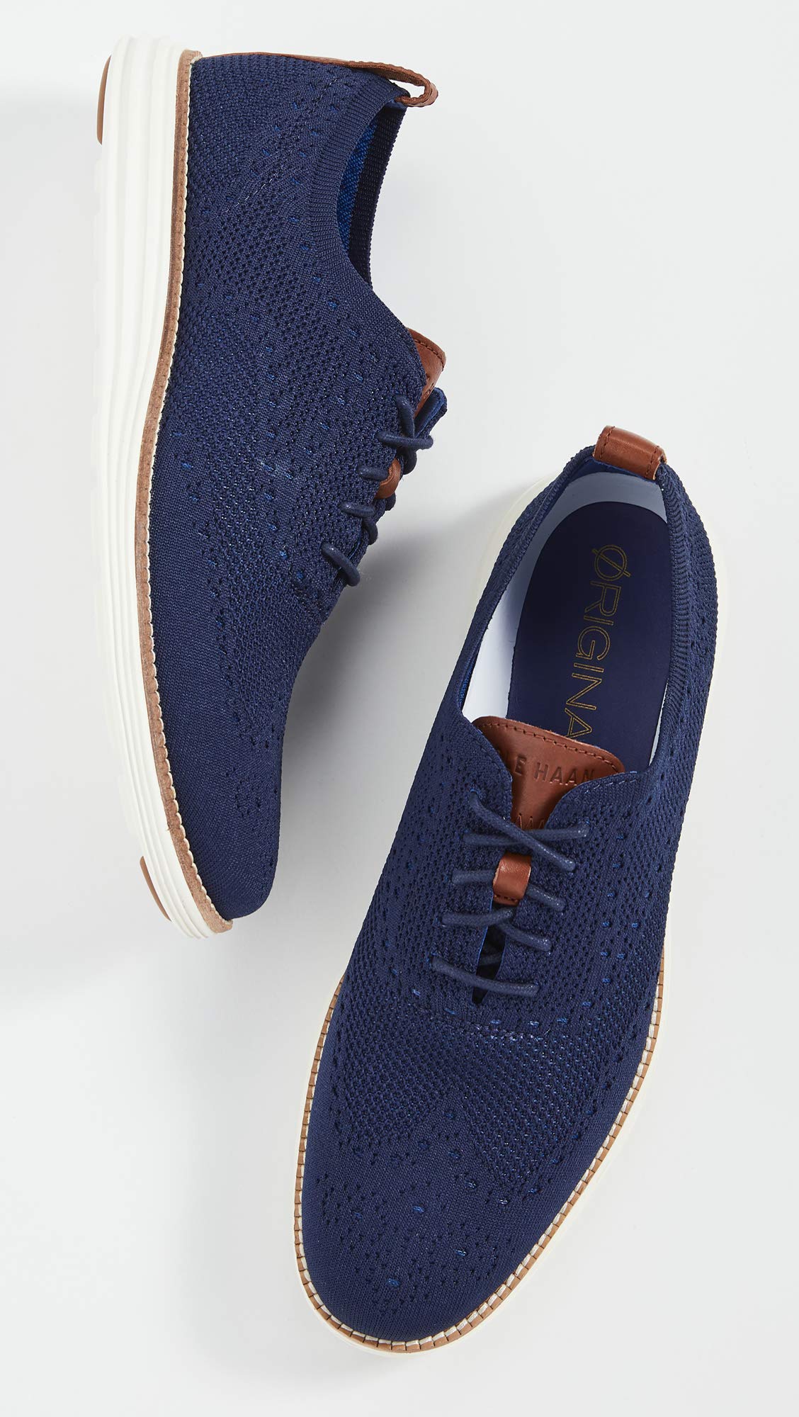Cole Haan Herren Original Grand Stitchlite Oxfords, Blau Navy/Ivory, 45 EU
