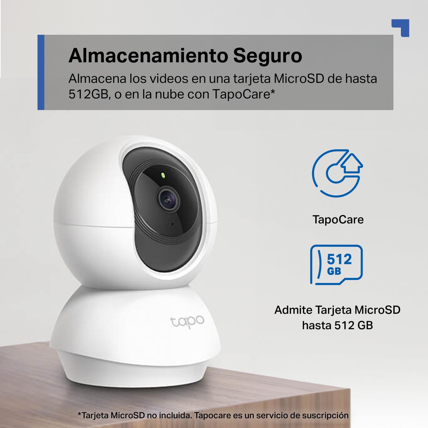 Tapo C200 - Cámara IP WiFi 360° Cámara de Vigilancia FHD 1080p,Visión Nocturna, Notificaciones en Tiempo Real, Admite Tarjeta SD,Detección de Movimiento,Control Remoto,Compatible con Alexa