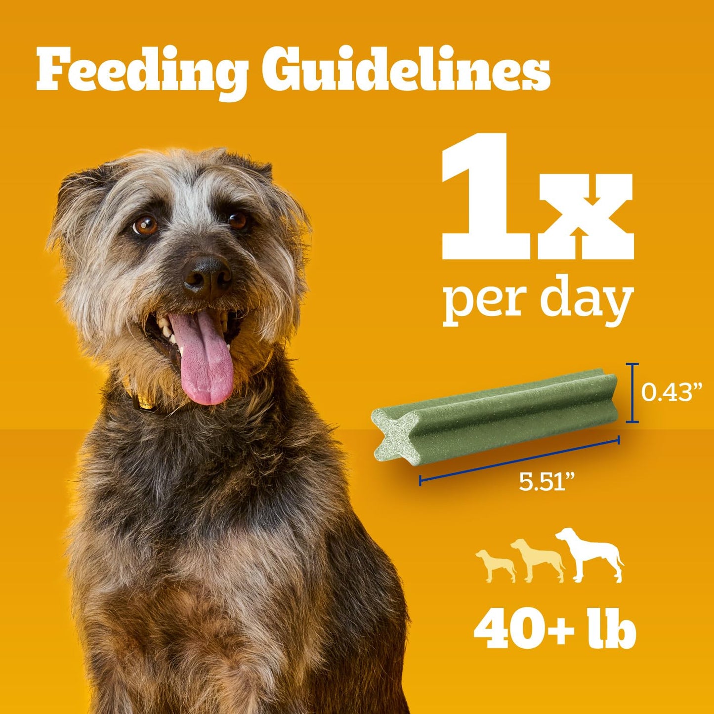 Pedigree DENTASTIX Fresh Large Treats for Dogs - Value Pack 1.94 Pounds 36 Treats