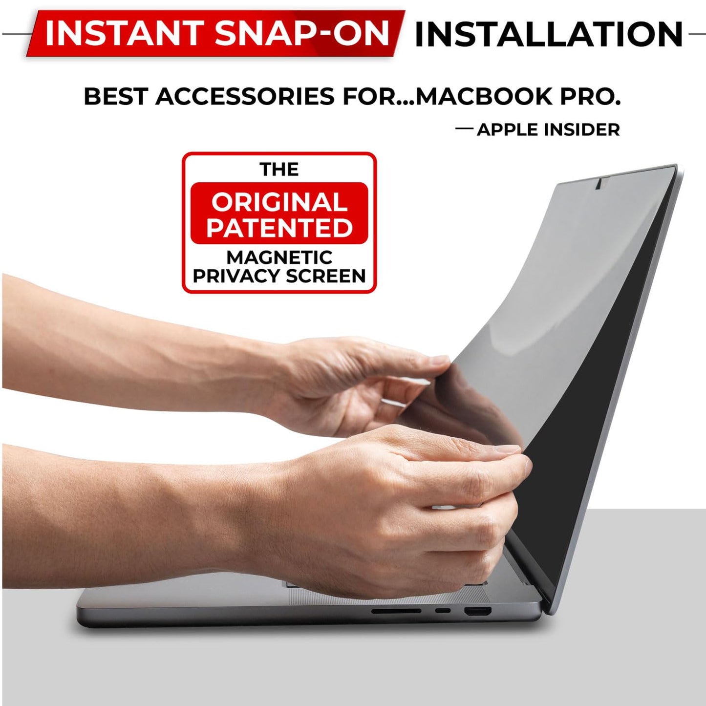 SightPro Pantalla magnética de privacidad para MacBook Air de 13 y 13.6 pulgadas (2022-2026, M2-M5), protector y filtro de privacidad extraíble patentado para laptop
