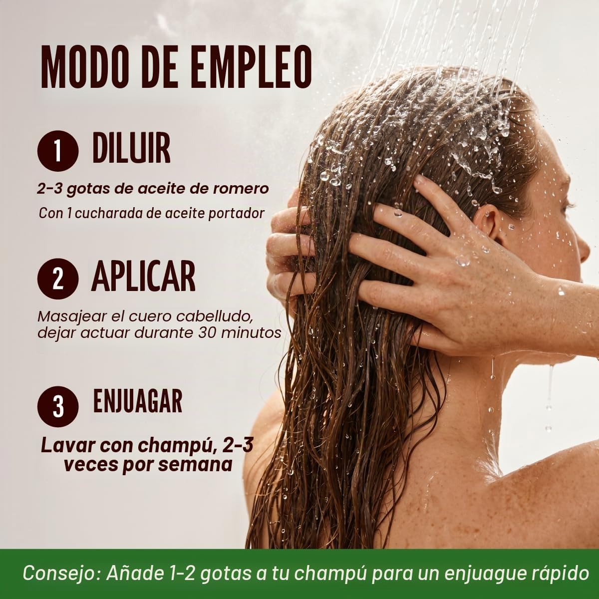 Kukka Aceite romero para el crecimiento cabello (118 ml) - Aceites romero 100% naturales sin diluir para piel, difusor, cuero cabelludo seco y aromaterapia - Aceite romero para el crecimiento cabello