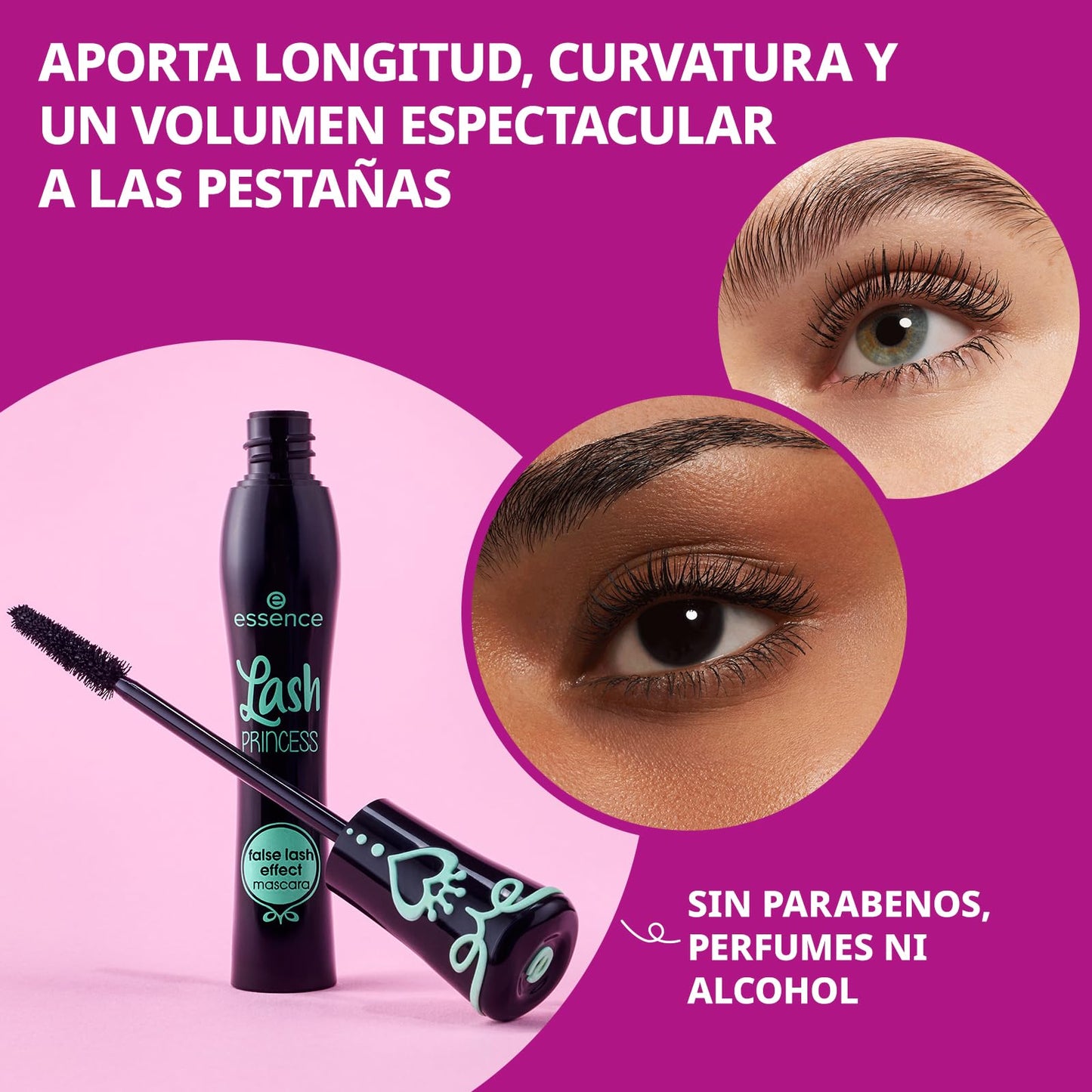 ESSENCE Lash Princess Efecto pestañas postizas máscara de pestañas, negro