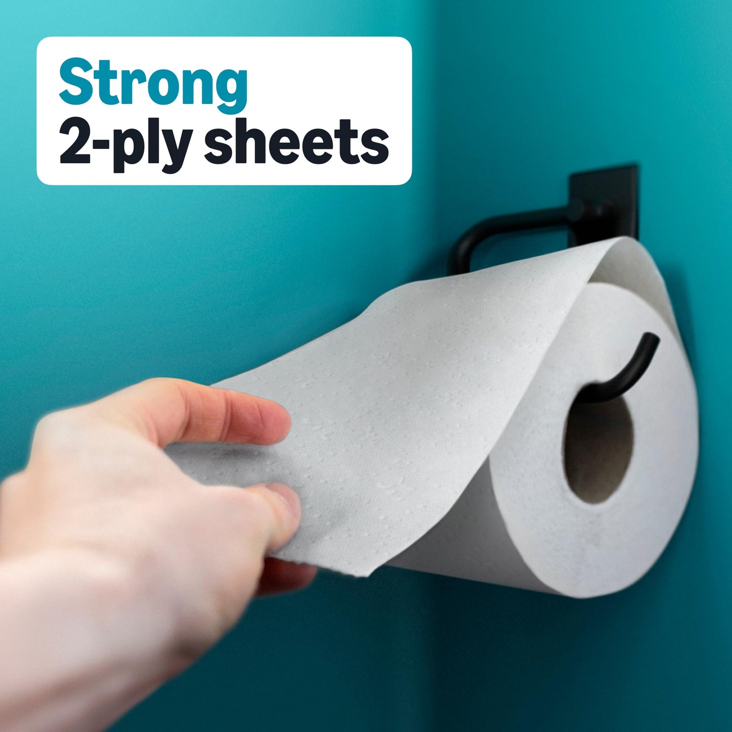 Amazon Basics Papel higiénico de 2 capas, 5 paquetes, 6 rollos por paquete (30 rollos en total) (anteriormente Solimo)