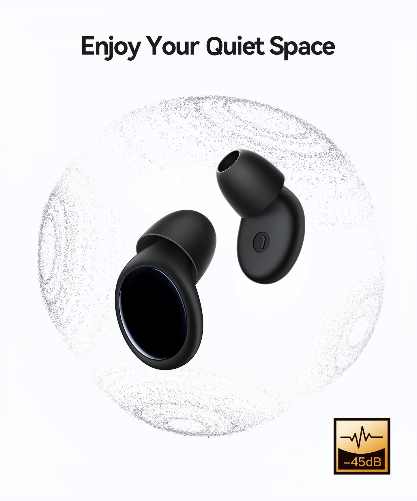 Tapones para los oídos con cancelación de ruido de 45 dB para dormir, silicona ultrasuave, bloqueo de ronquidos, comodidad para dormir de lado, tapones reutilizables para viajes, trabajo y conciertos