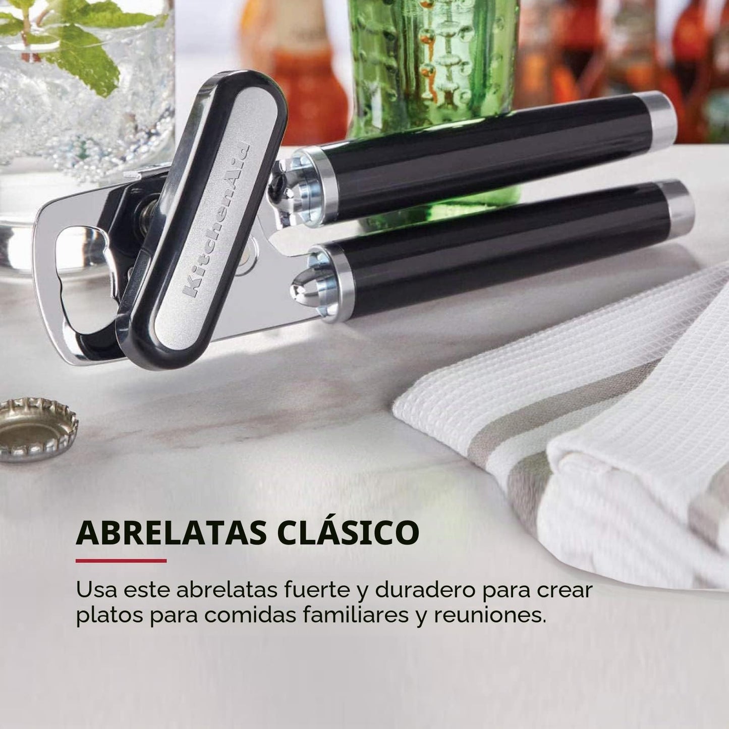 KitchenAid - Abrelatas multifunción clásico