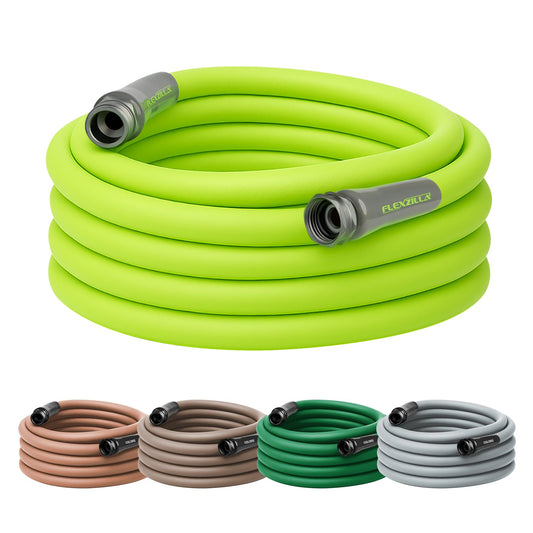 Flexzilla Manguera de jardín, 5/8 Pulgadas x 50 pies, Resistente, Ligera, Segura para Agua Potable - HFZG550YW
