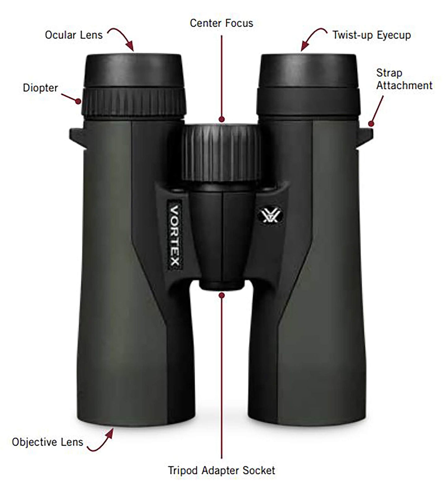 Vortex Optics Crossfire HD 10x42 - Prismáticos
