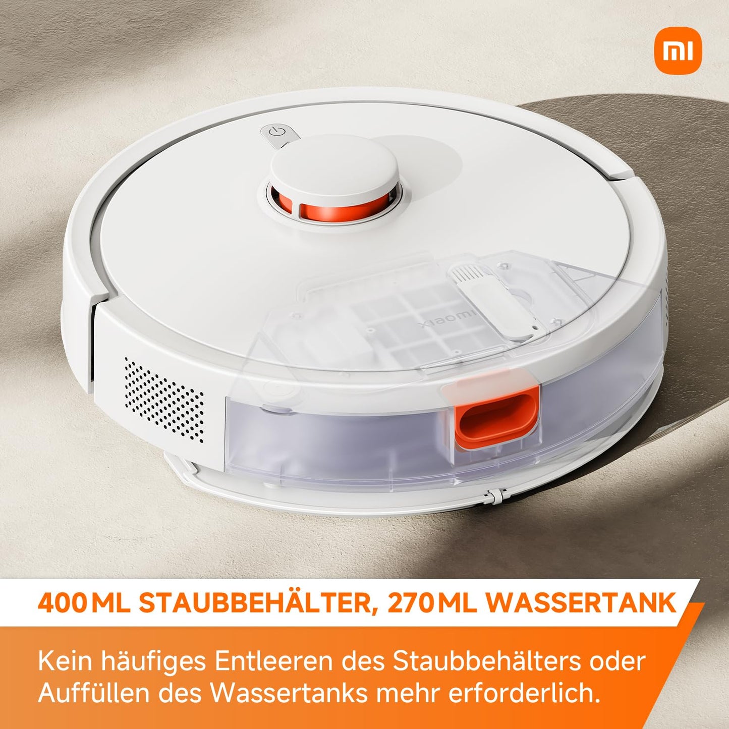 XIAOMI Robot Vacuum S20 - Robot Aspirador y fregasuelos con Sistema Inteligente de navegación láser (LDS), succión de 5000 Pa, rutas de Limpieza en Zigzag, Blanco (Versión ES)