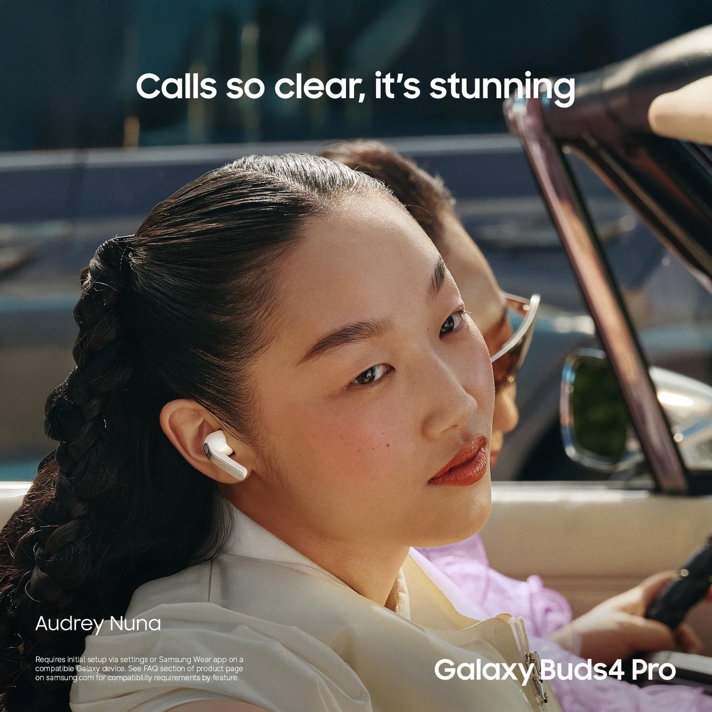 Samsung Galaxy Buds 4 Pro (2026) AI True Wireless Auriculares Bluetooth, audio de alta resolución, altavoz de 2 vías, ANC 2.0, comodidad optimizada, IP57, traducción en vivo, color negro