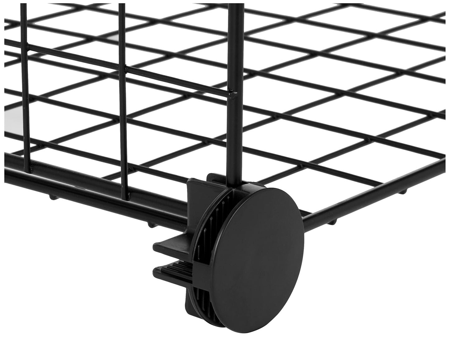 Amazon Basics Estantes de Almacenamiento, Seis Cubos, de Alambre, 6 ripiani, Negro, 37 D x 77 W x 114 H cm