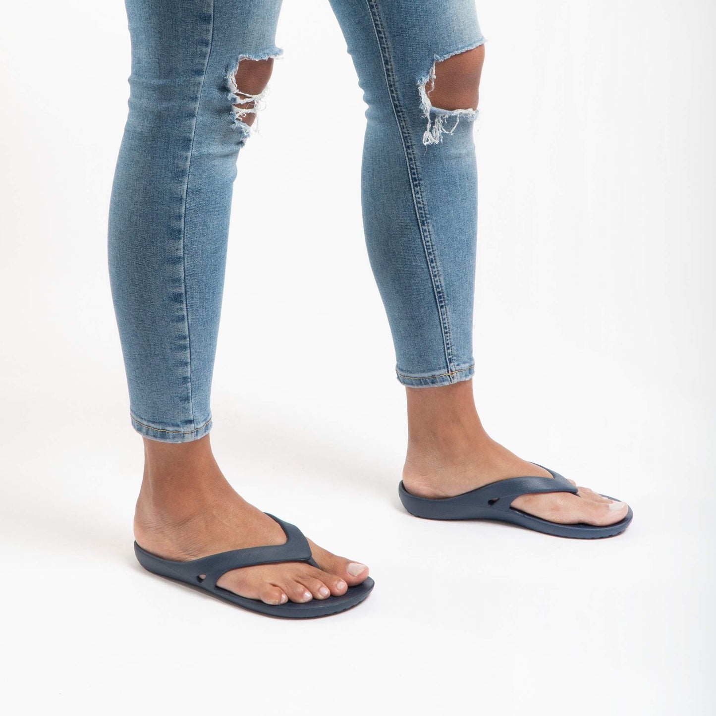 Crocs Mujer Kadee II Flip W Chancla de dedo, Navy, 38/39 EU