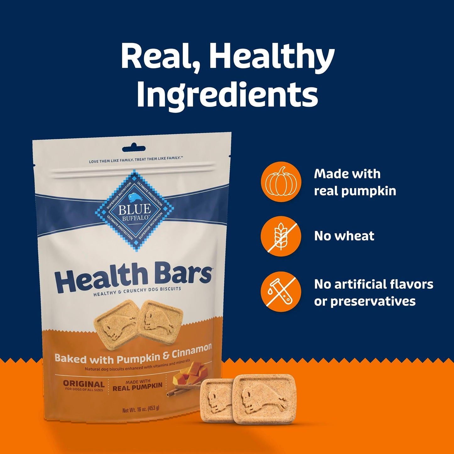 Azul Buffalo Barra de Salud Treats