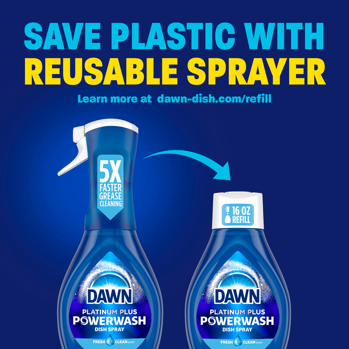 16OZ Dawn Dish Spray -52364