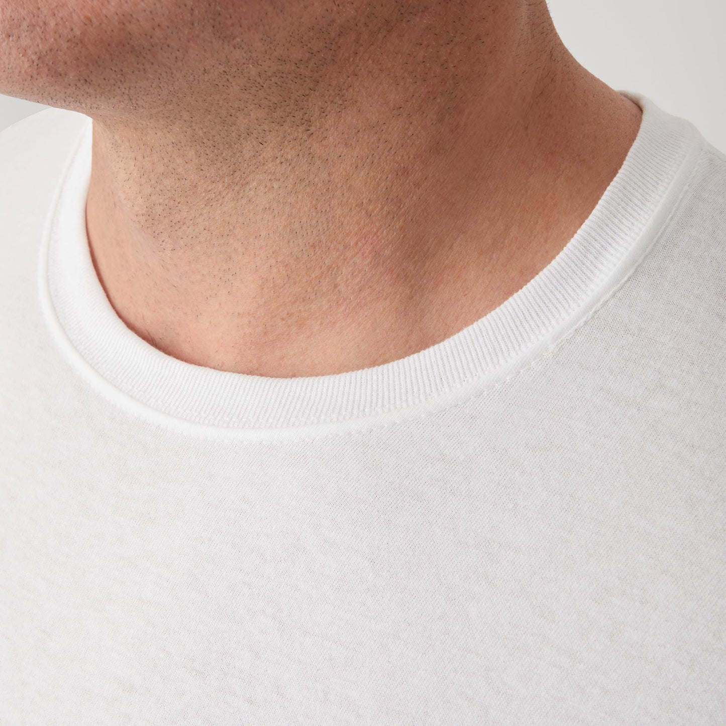 Hanes Mens White Crew Neck 6-Pack (2135P6) -White -L -6PK