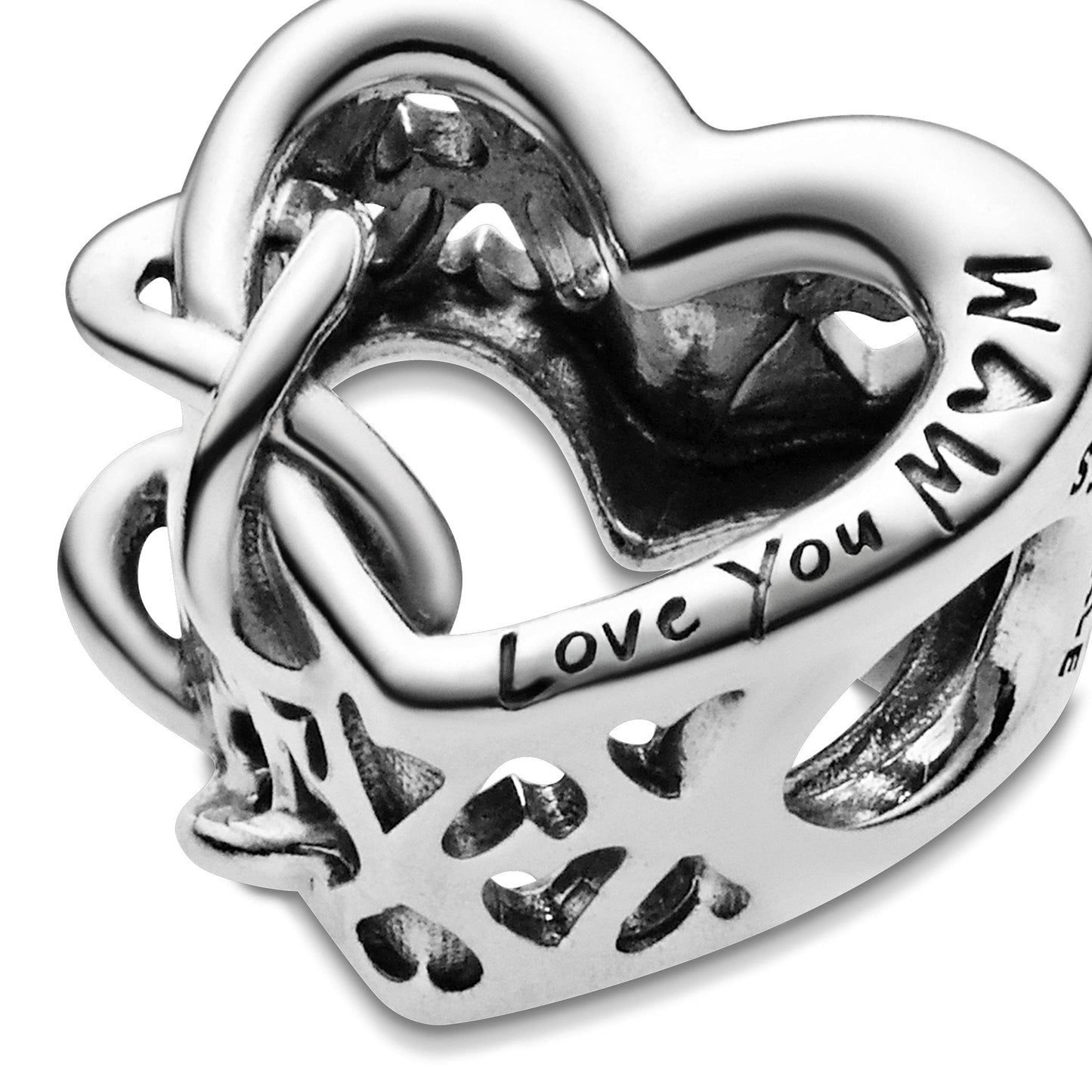 Pandora Icons Dije con diseño de corazón y símbolo de infinito de plata de ley