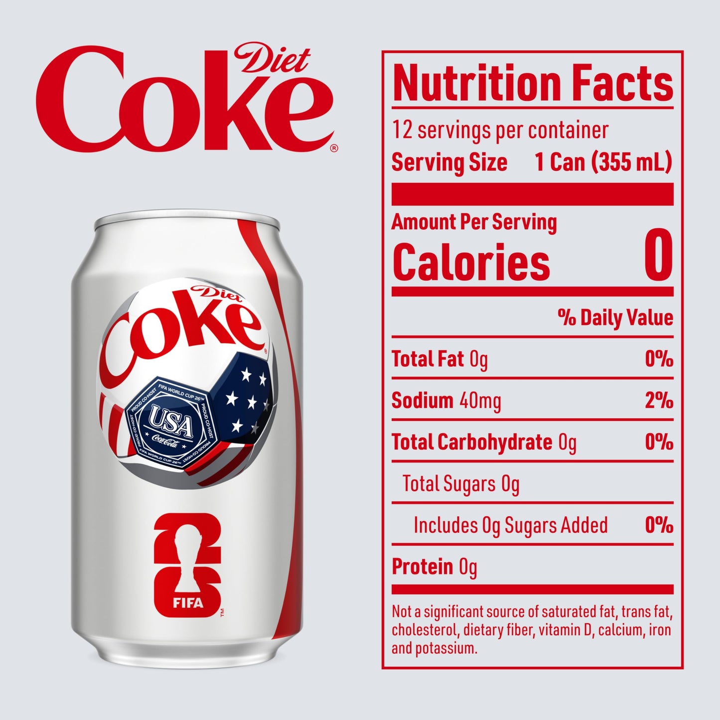 Coca dietética de 340 ml, 12 unidades