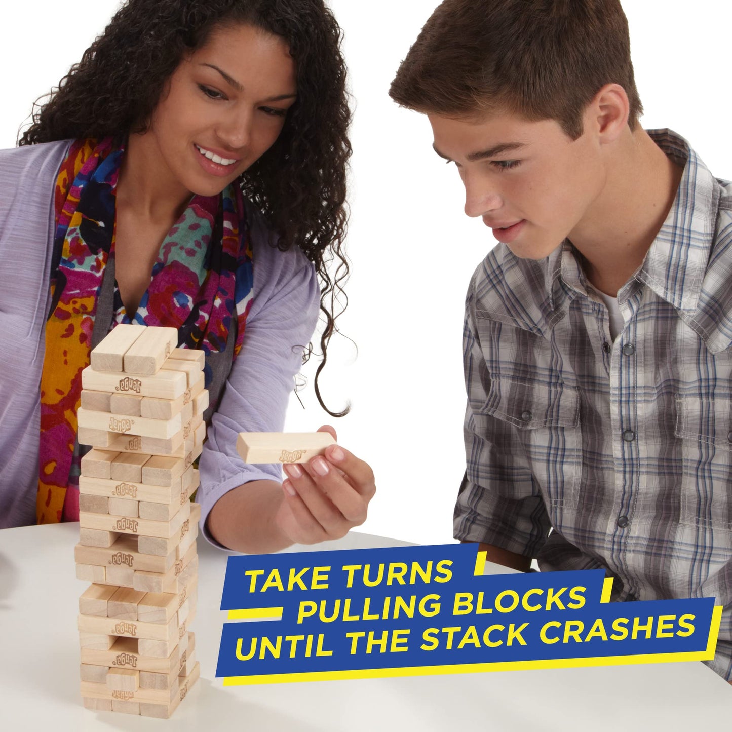 Hasbro Gaming - Jenga, Juego de Habilidad (versión en inglés)
