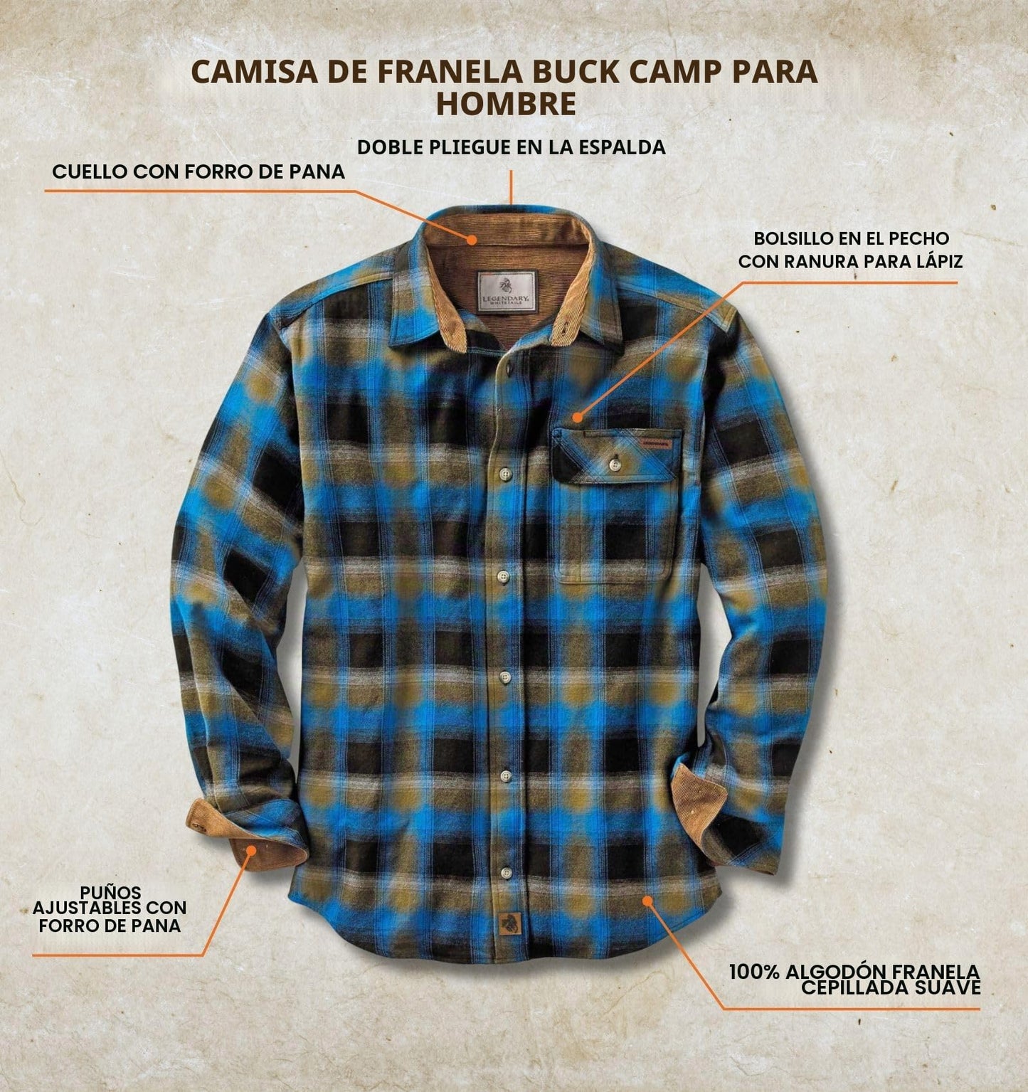 Legendary Whitetails Sudadera con Capucha para Hombre, diseño de Camuflaje de Nieve