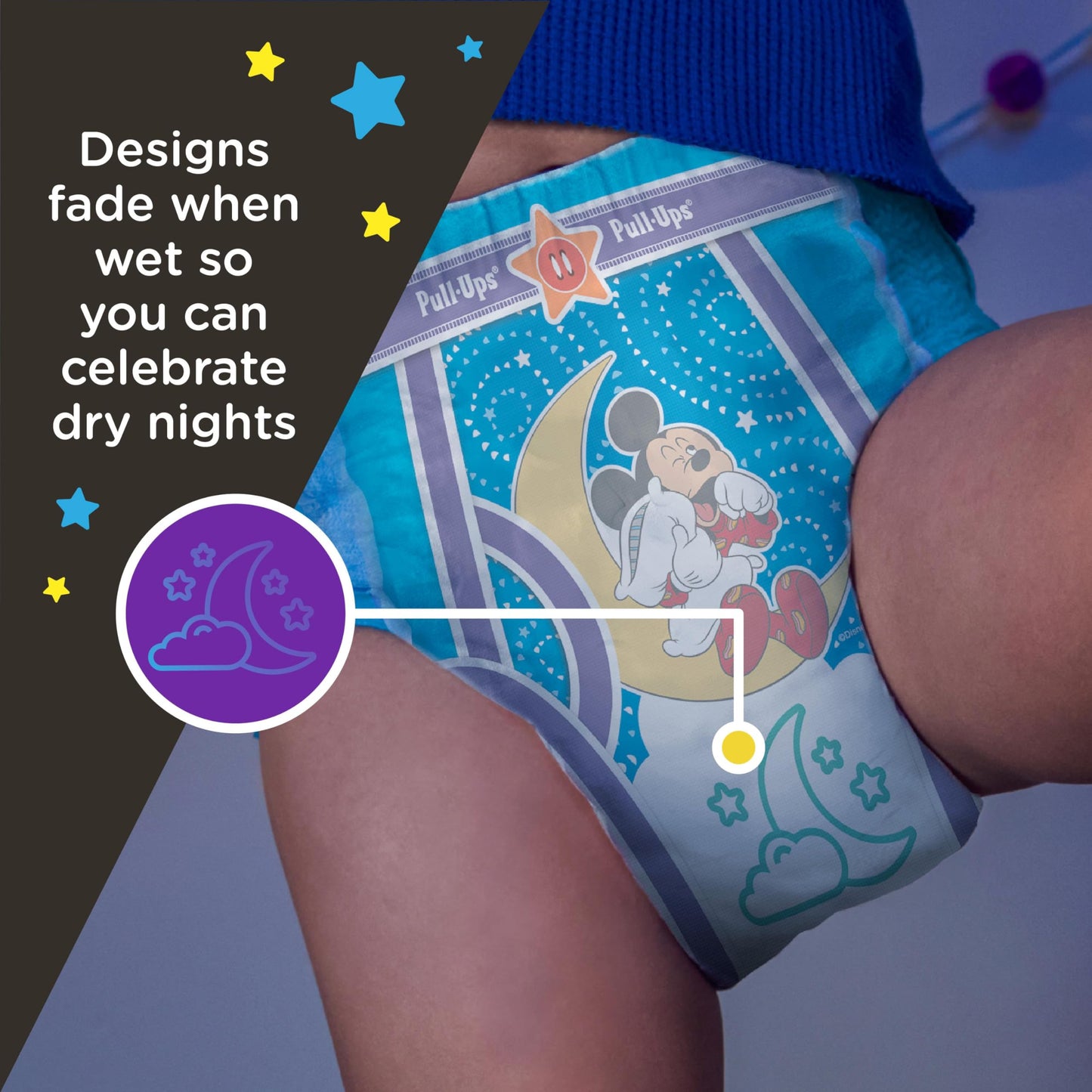 Pull-Ups Night-Time, 3T-4T (32-40 lb.), 60 Ct., Potty Training Pants for Boys, Disposable Potty Training Pants for Toddler Boys (Packaging May Vary)