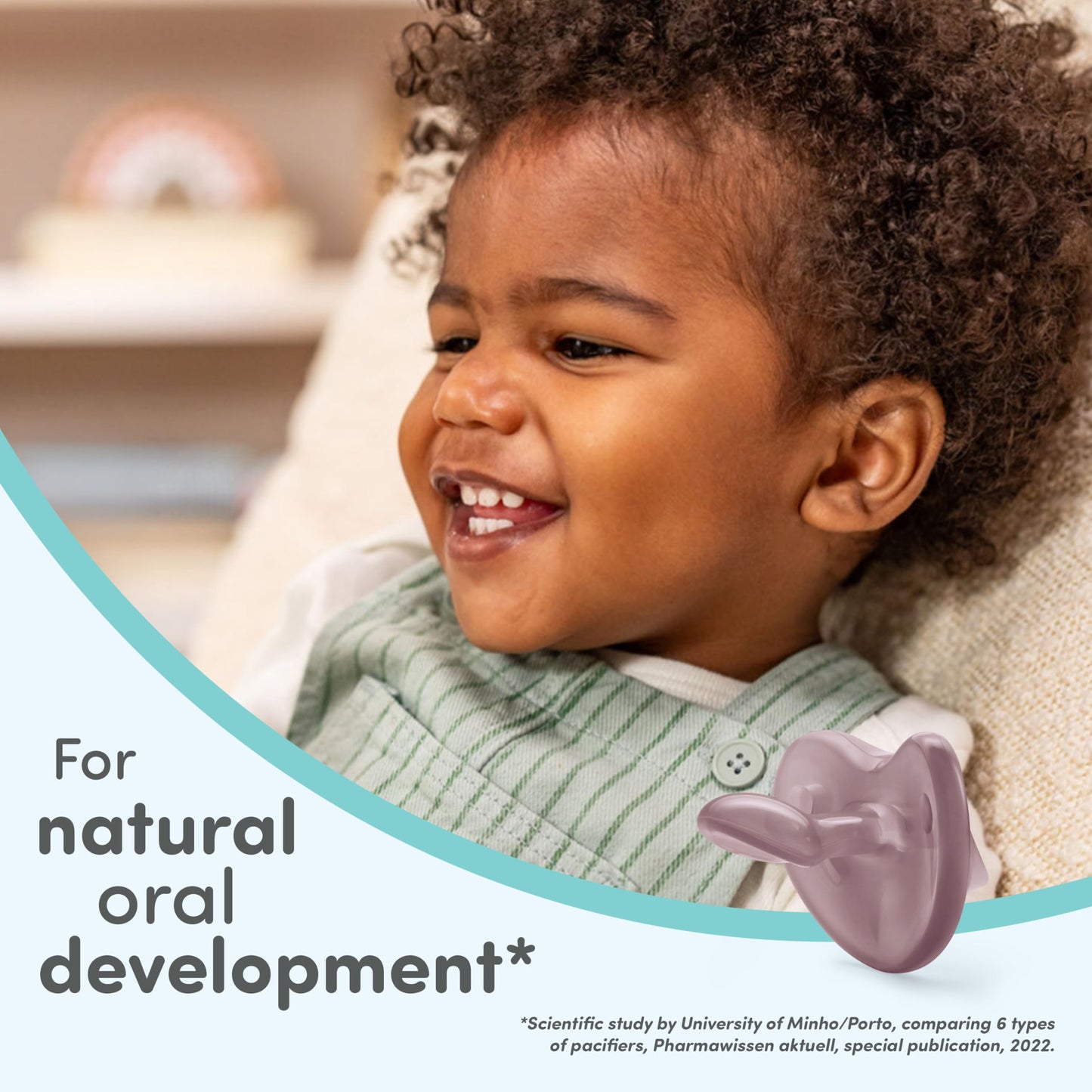 NUK Chupete Timeless Comfy | 100 % silicona, diseño de una sola pieza, sin BPA, suave para la piel del bebé, paquete de 5, para 0-6 meses