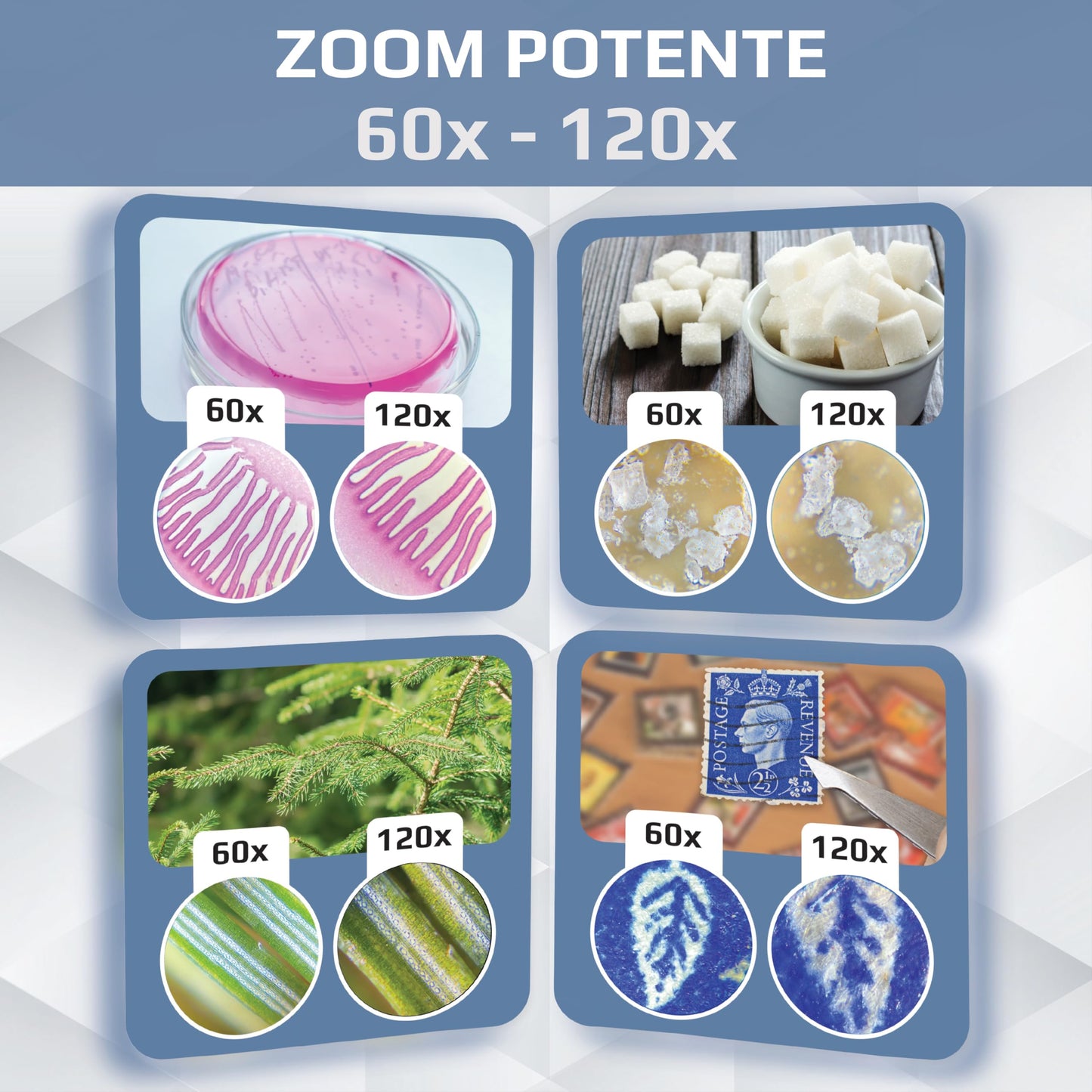 Carson MicroBrite Pro - Microscopio de Bolsillo con luz LED 60x-120x con Sistema de Lente asférica y Clip Digital para Smartphone (MM-350)