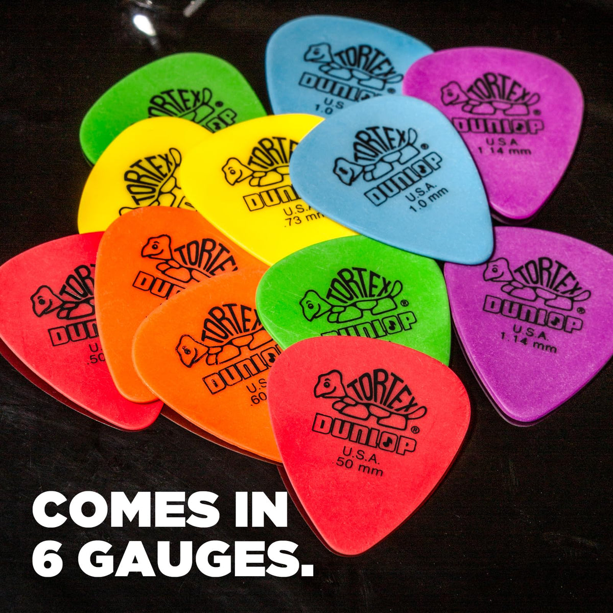 JIM DUNLOP Púas Tortex 0,60mm Saco de 12
