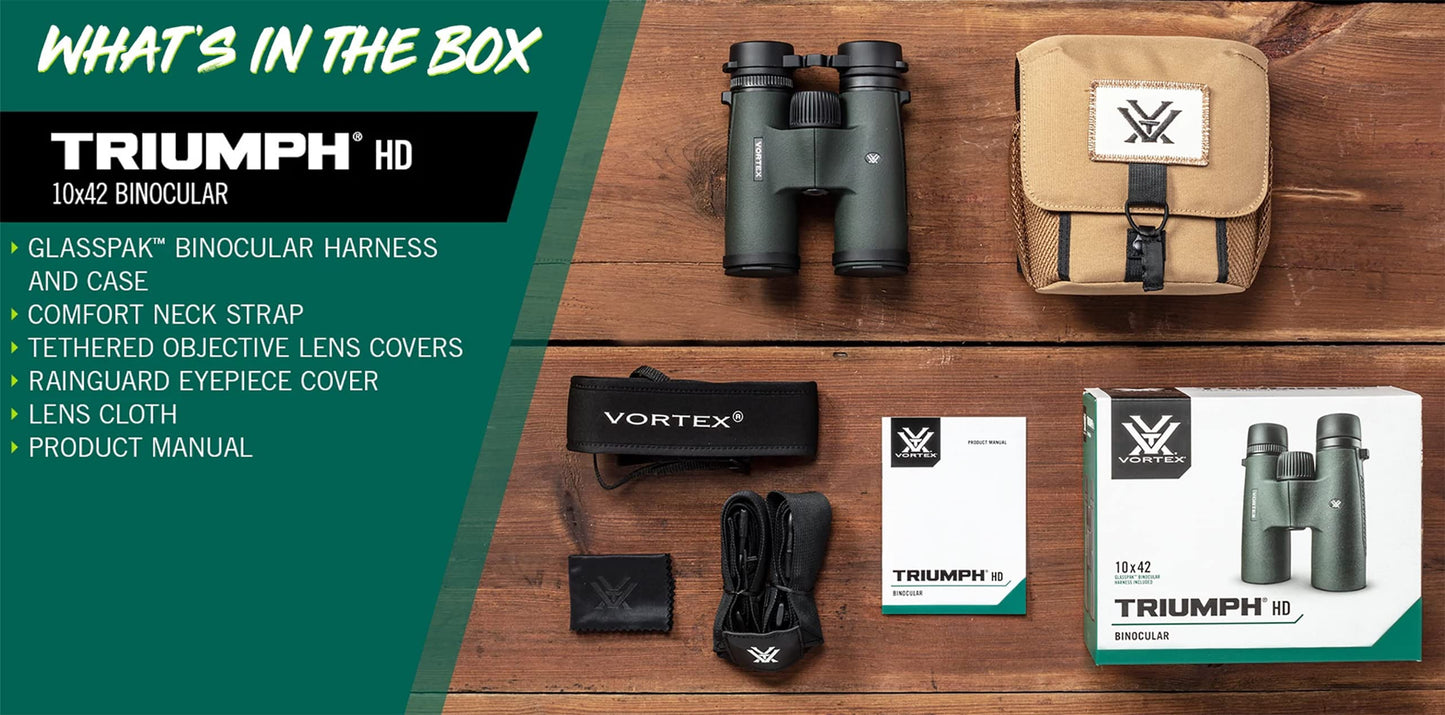 Vortex Optics Triumph HD 10x42 Prismáticos