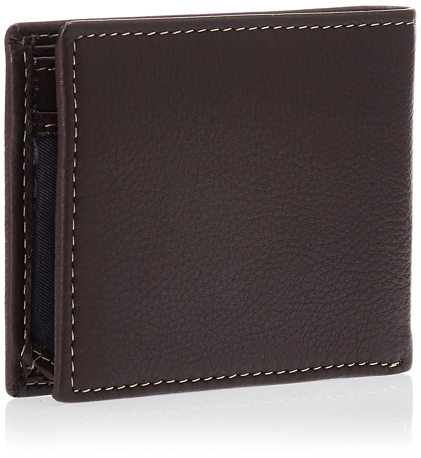 Timberland Wellington - Cartera de Seguridad Plegable de Piel RFID para Hombre, Marrón, Talla única