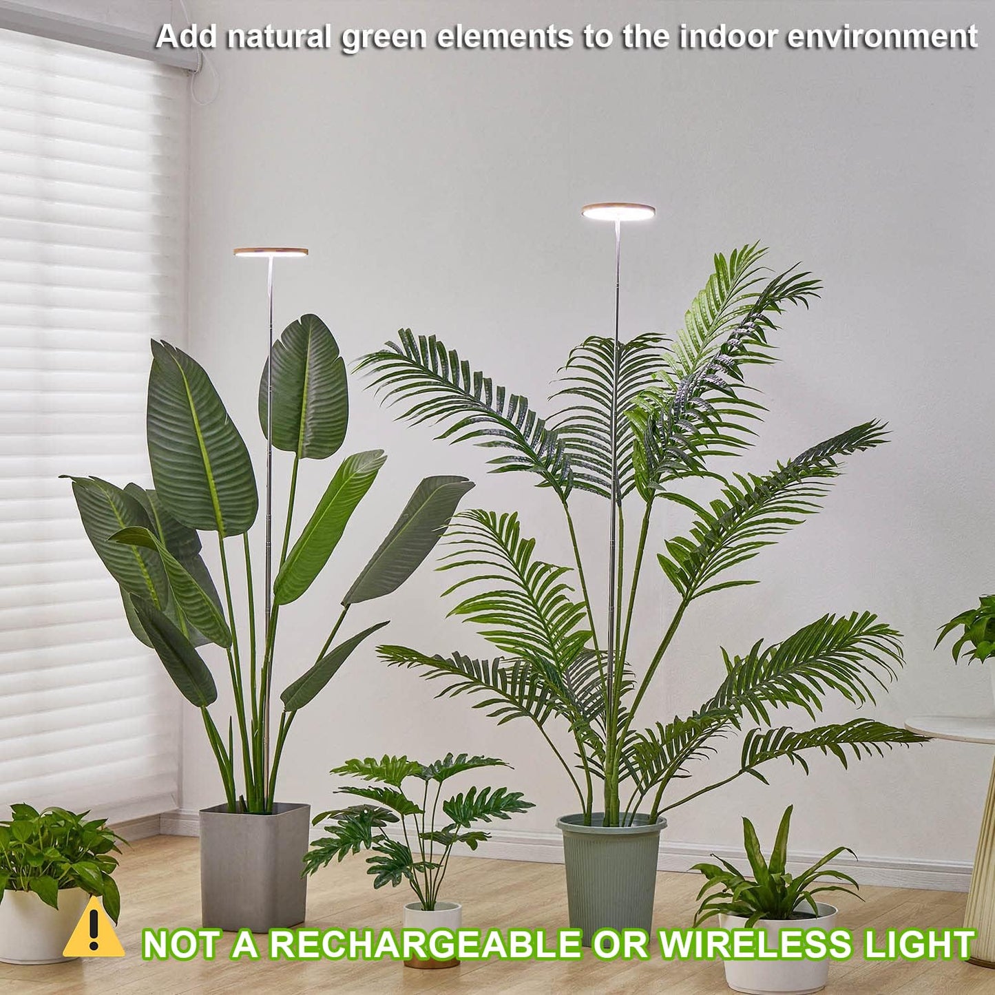 yadoker - Luz de crecimiento de plantas, luz LED de crecimiento de espectro completo para plantas de interior, altura ajustable, temporizador automático, bajo voltaje seguro de 5 V, ideal para luces