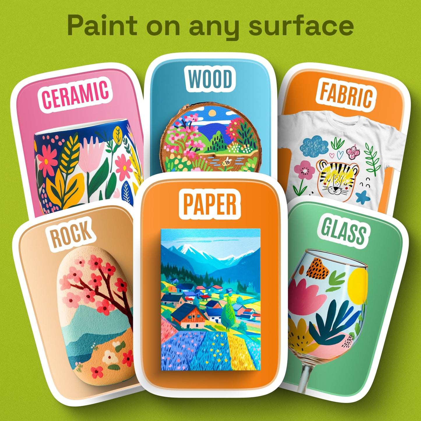 ARTISTRO 36 marcadores de pintura acrílica, bolígrafos de pintura de doble punta + fino, ideal para caligrafía, perfecto para tela, roca, vidrio, madera, bricolaje, suministros de arte, relleno de