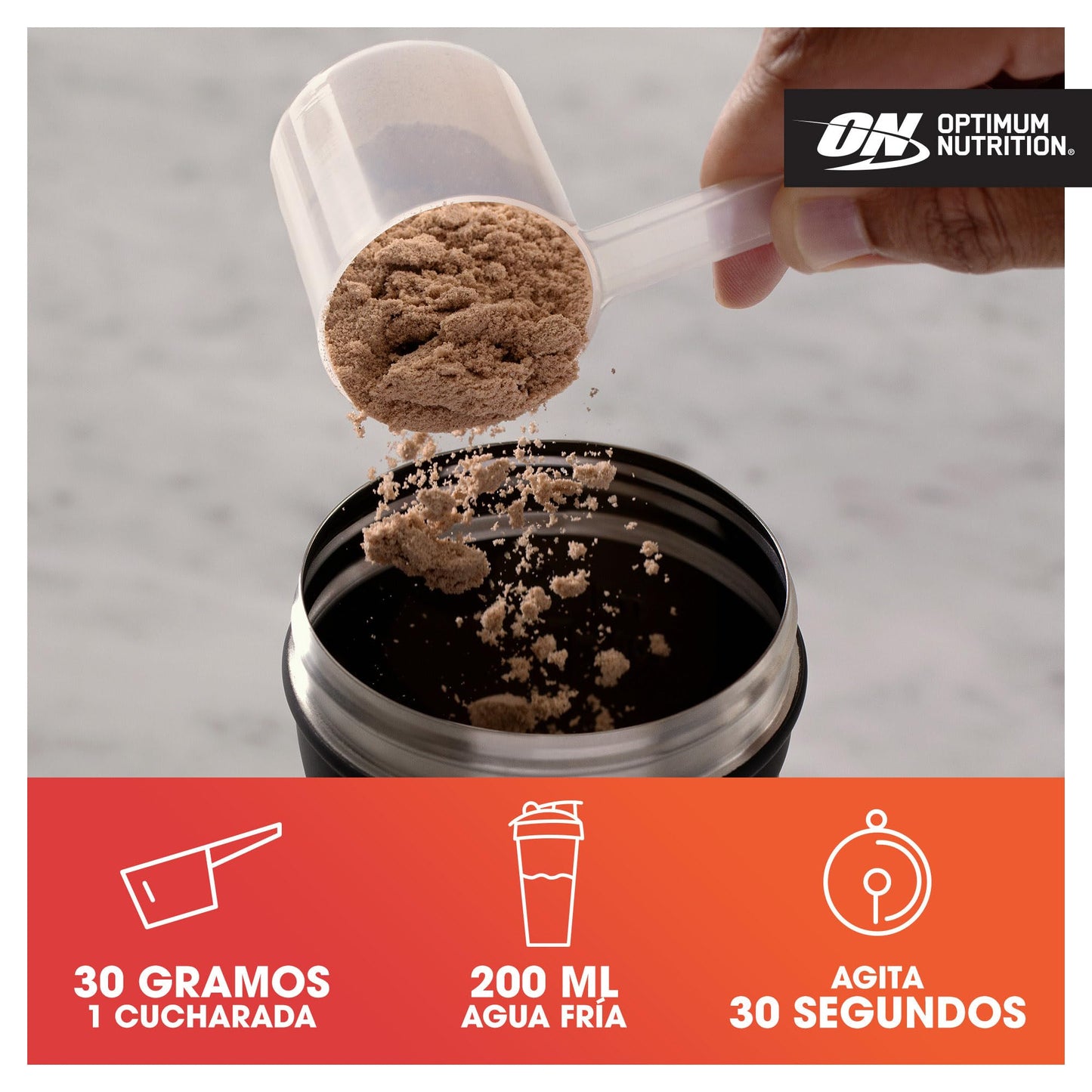 Optimum Nutrition Gold Standard 100% Whey, Proteína en Polvo, Sabor Doble Chocolate Rico, 2.26kg, 73 Servicios, Paquete Puede Variar