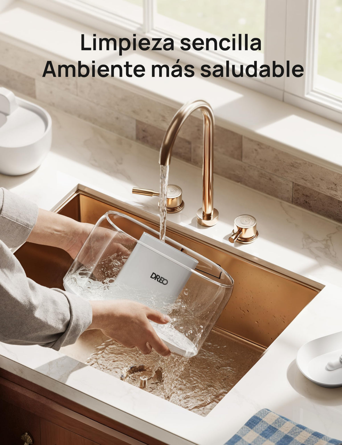 Dreo Humidificador para el dormitorio, humidificador de vapor frío de 4L con difusor de aceite y luz nocturna, 32H de autonomía, Humidificador ultrasónico silencioso para las guarderías y plantas