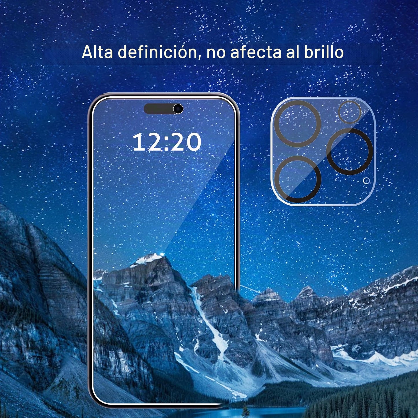 Ailun 3 Pack Privacy Screen Protector for iPhone 16 Pro Max [6.9 inch]+ 3 Pack Camera Lens Protector,Dynamic Island Compatible,Anti Spy Tempered Glass[9H Hardness]-HD