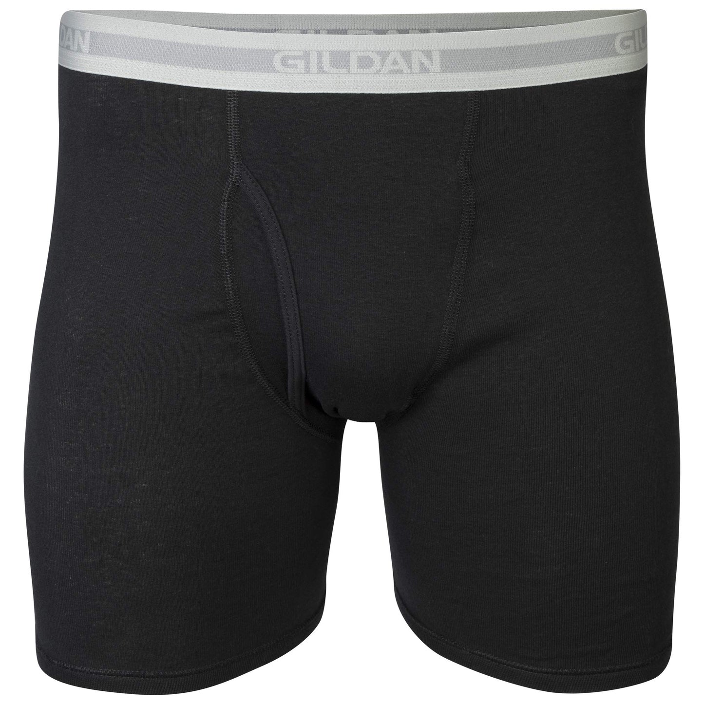 Gildan Calzoncillos Tipo bóxer con Pierna Normal, Multipack Ropa Interior de Hombres, Azul/Gris (Paquete de 5), L (Pack de 5)