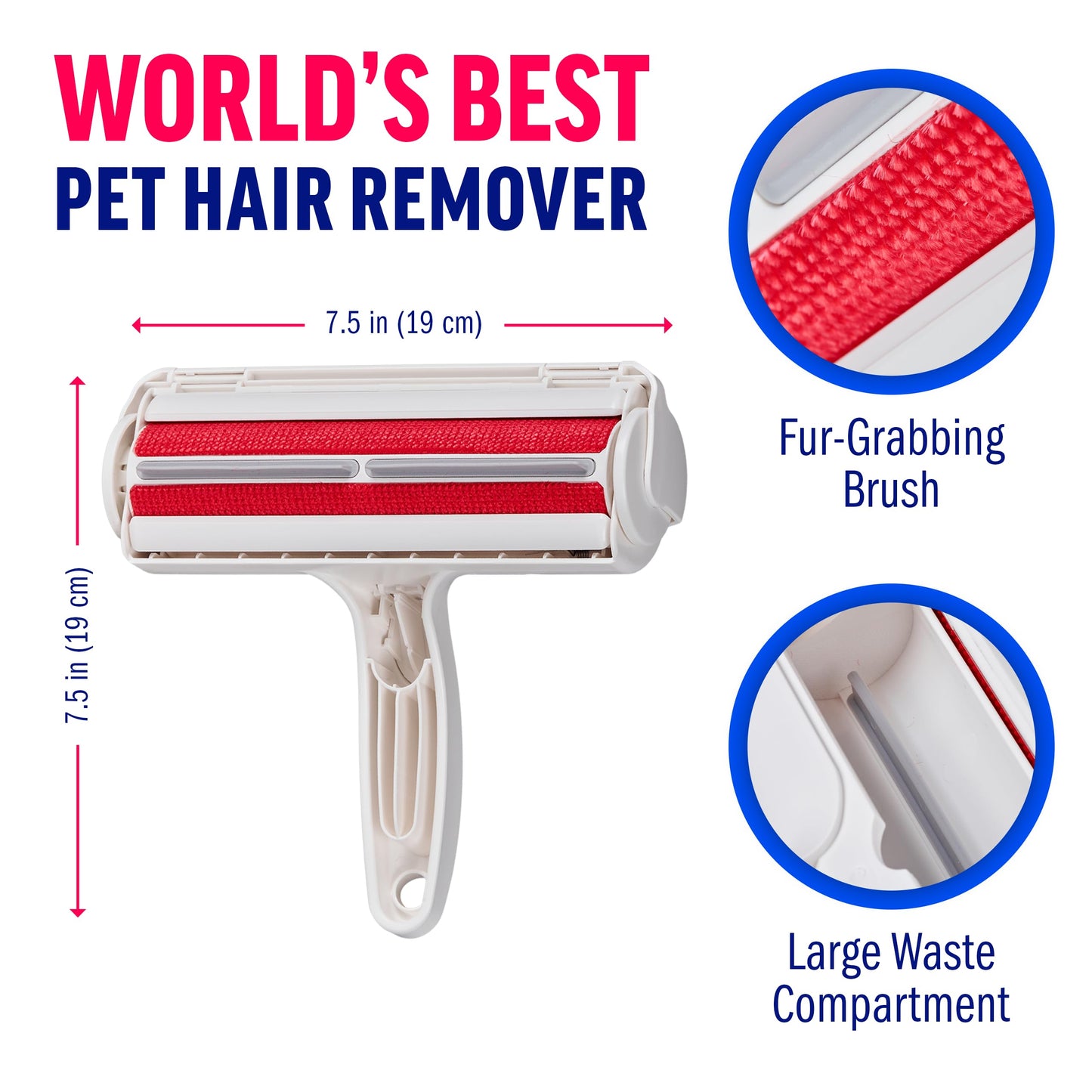ChomChom Roller removedor de Pelo de Perro, removedor de Pelo de Gato, removedor de Pelo de Mascotas